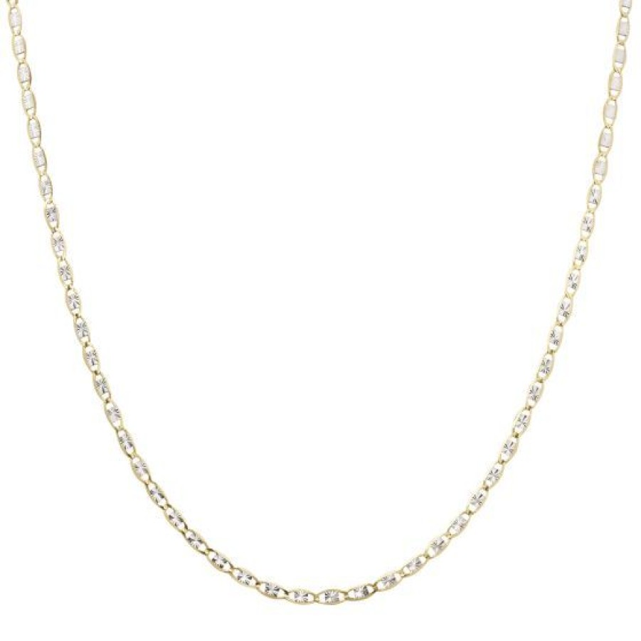 Joyeria Cristal Joyas | Cadena Valentino Flores Oro 14K 45 Cm