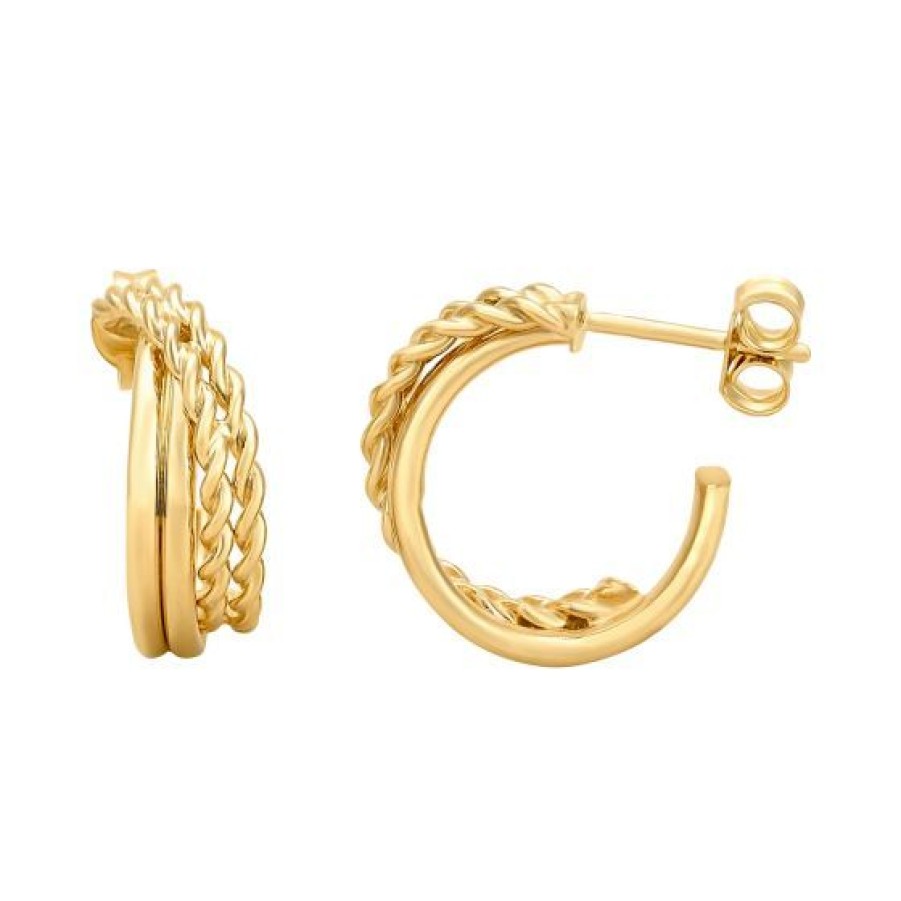 Joyeria Cristal Joyas | Aretes Oro 14K