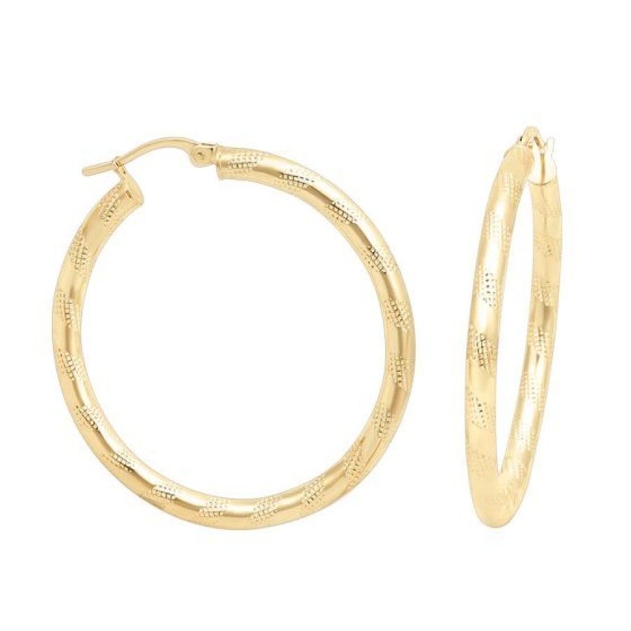 Joyeria Cristal Joyas | Arracadas Zebra Oro 14K 30 Mm