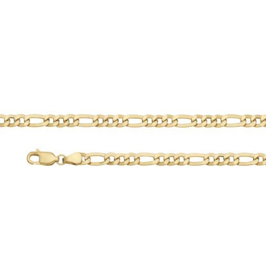 Joyeria Cristal Joyas | Cadena Figaro Oro 14K 55 Cm Vento