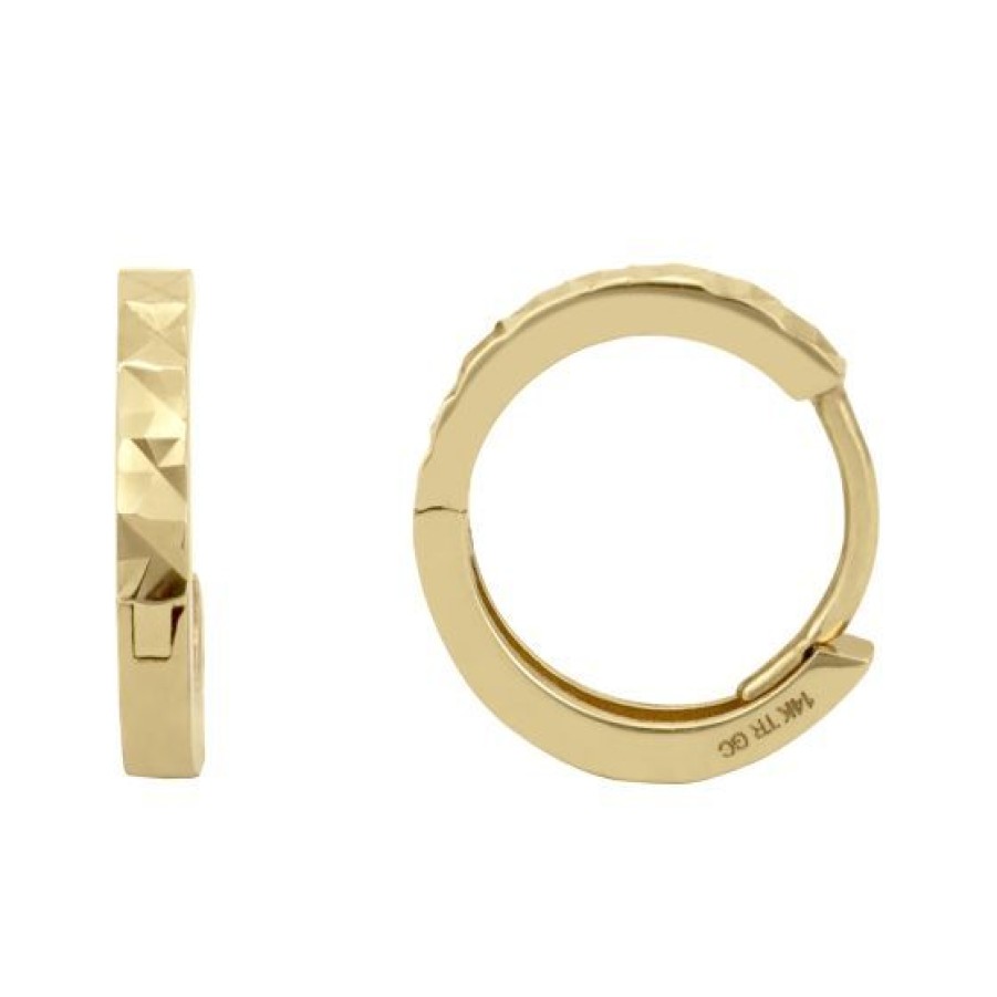 Joyeria Cristal Joyas | Huggies Oro 14K