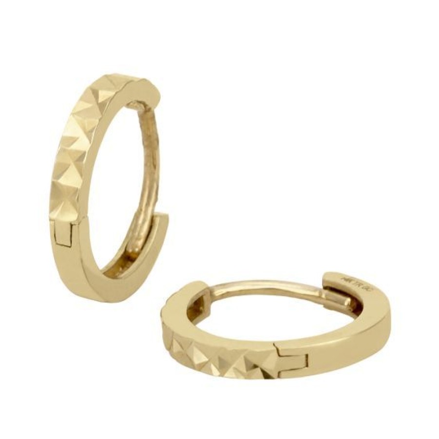 Joyeria Cristal Joyas | Huggies Oro 14K