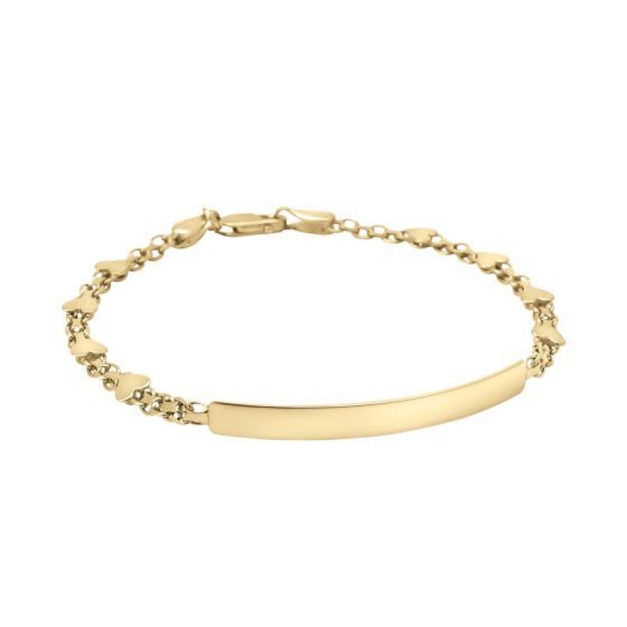 Joyeria Cristal Joyas | Esclava Dama Oro 14K