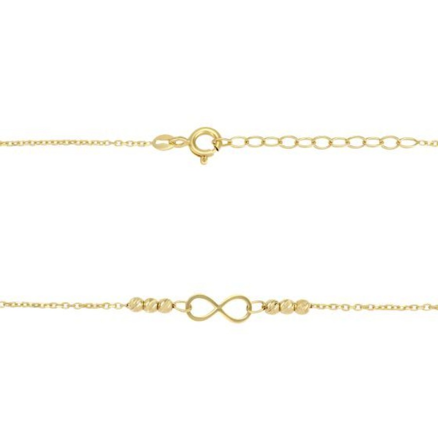 Joyeria Cristal Joyas | Gargantilla Infinito Oro 14K