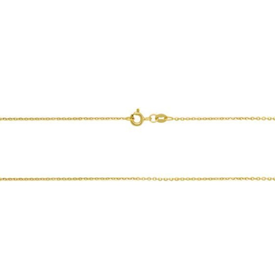 Joyeria Cristal Joyas | Cadena Rolo Oro 14K 35 Cm