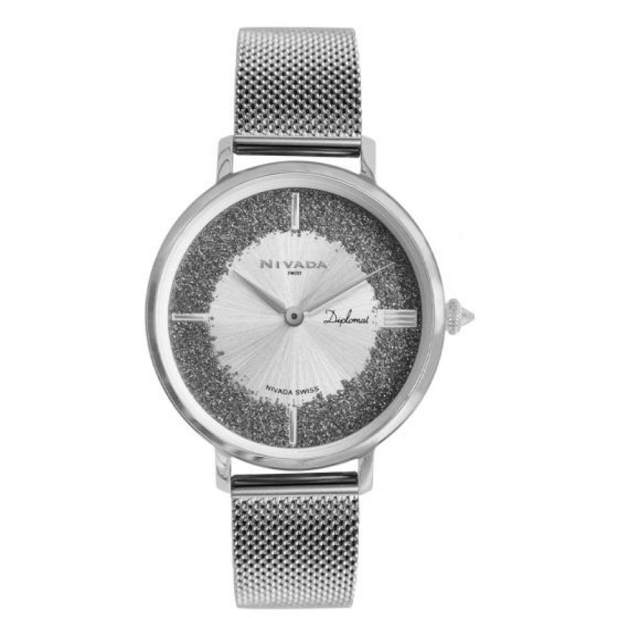 Relojes Cristal Joyas | Reloj Nivada Diplomat Np20202Lacpi Para Mujer