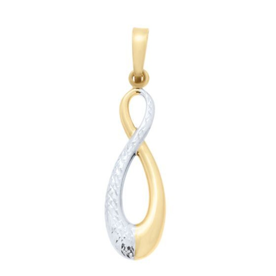 Joyeria Cristal Joyas | Dije Infinito Oro Amarillo Y Blanco 14K