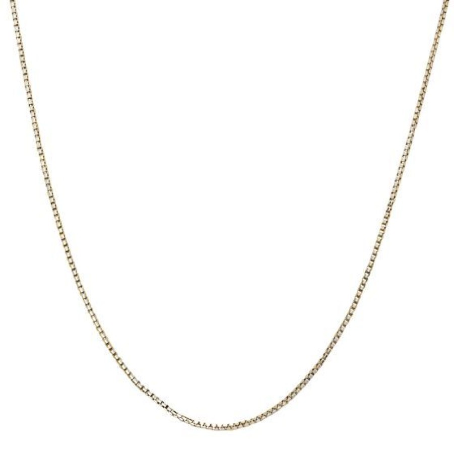 Joyeria Cristal Joyas | Cadena Veneciana 45 Cm Oro Amarillo Y Blanco 14K