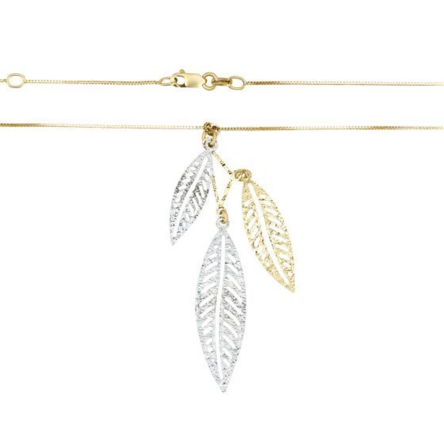 Joyeria Cristal Joyas | Gargantilla Oro Amarillo Y Blanco 14K