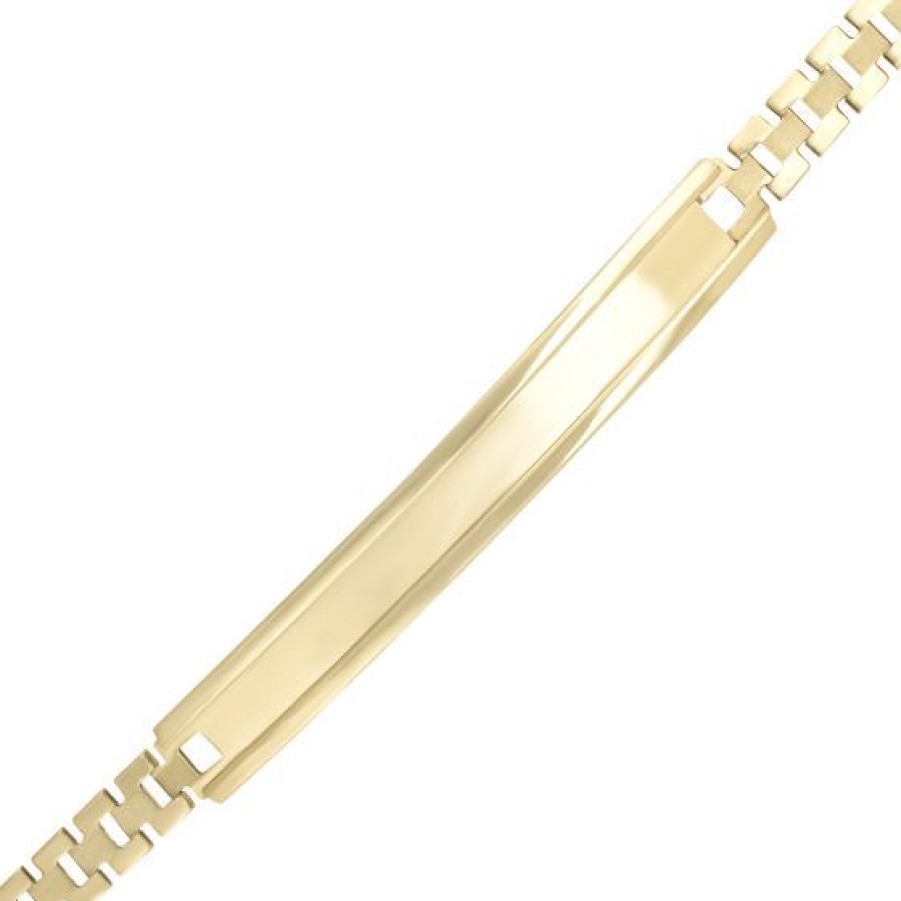 Joyeria Cristal Joyas | Esclava Dama Coleccion Real Oro 14K