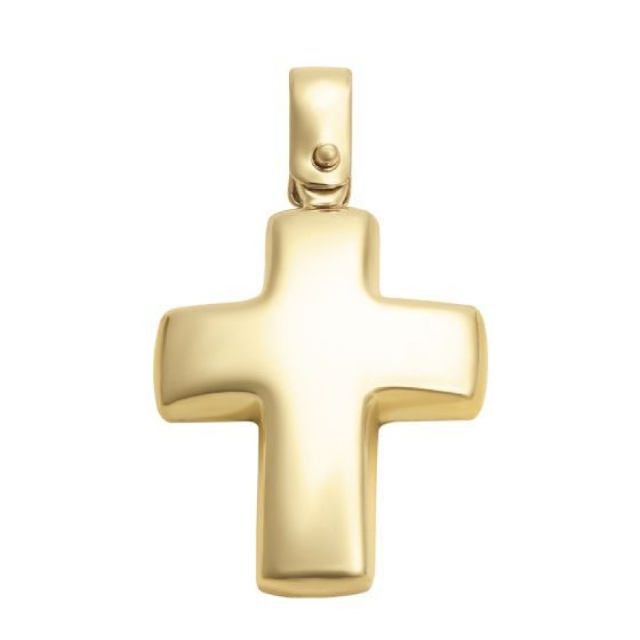 Joyeria Cristal Joyas | Cruz Oro Amarillo 14K