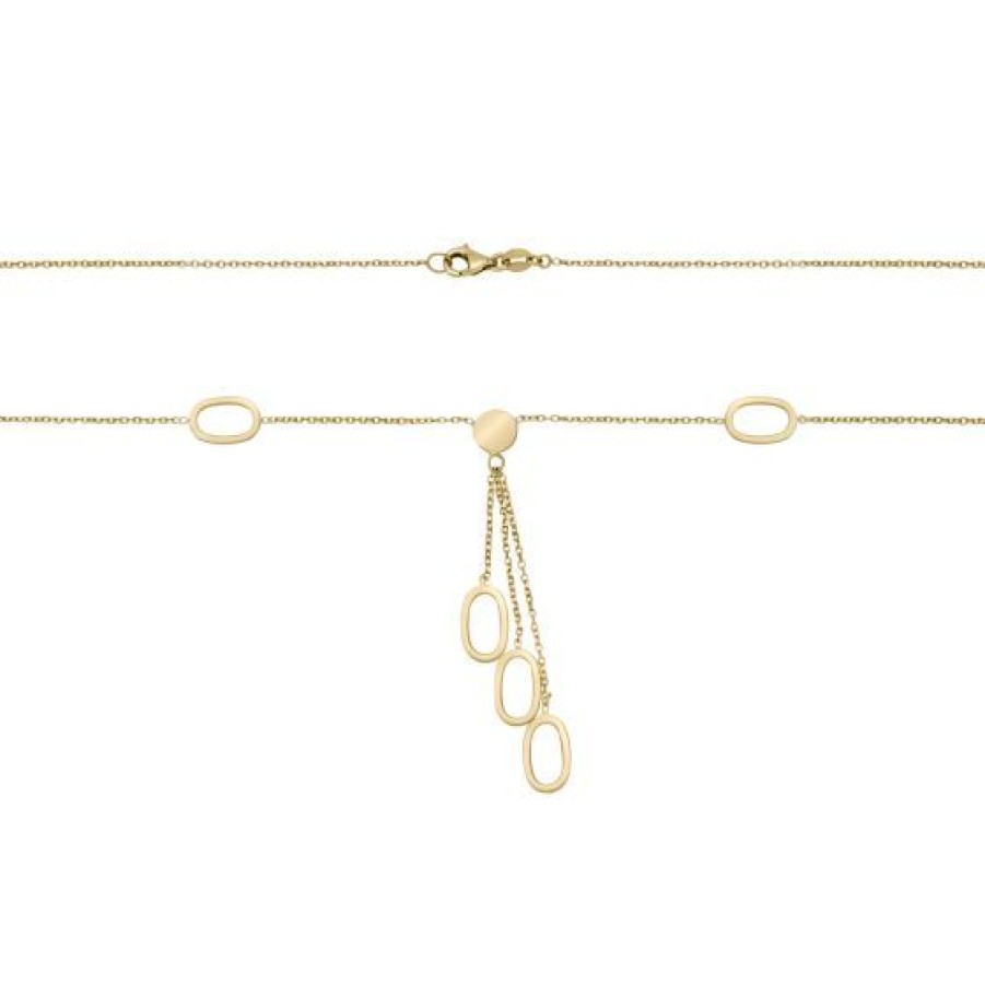 Joyeria Cristal Joyas | Gargantilla Aros 14K