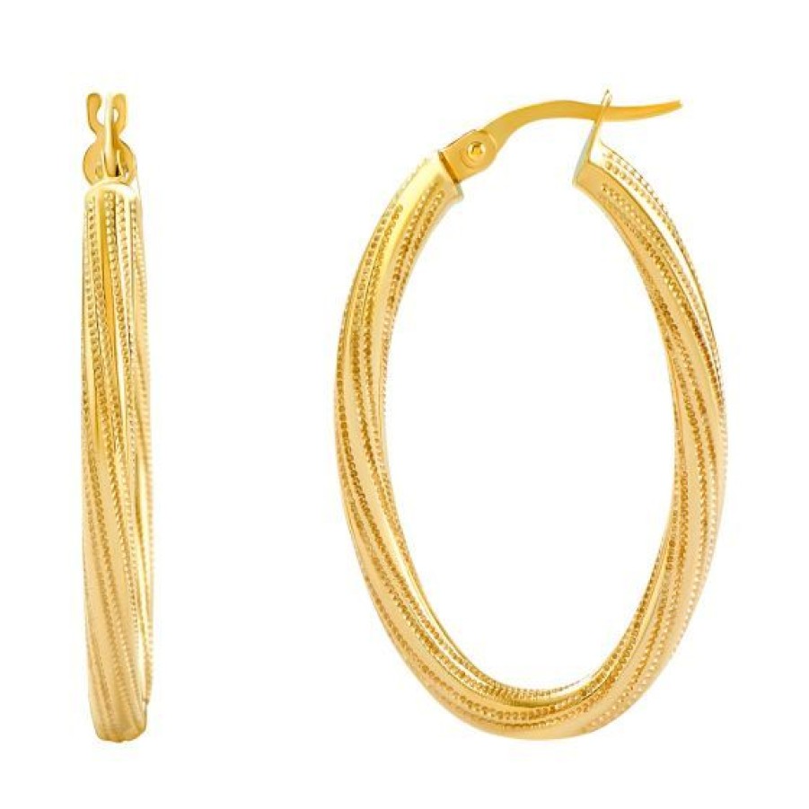 Joyeria Cristal Joyas | Arracadas Oro 14K