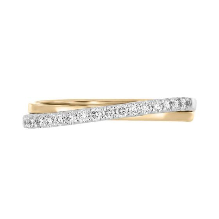 Joyeria Cristal Joyas | Churumbela Oro 14K Con 18 Puntos De Diamante