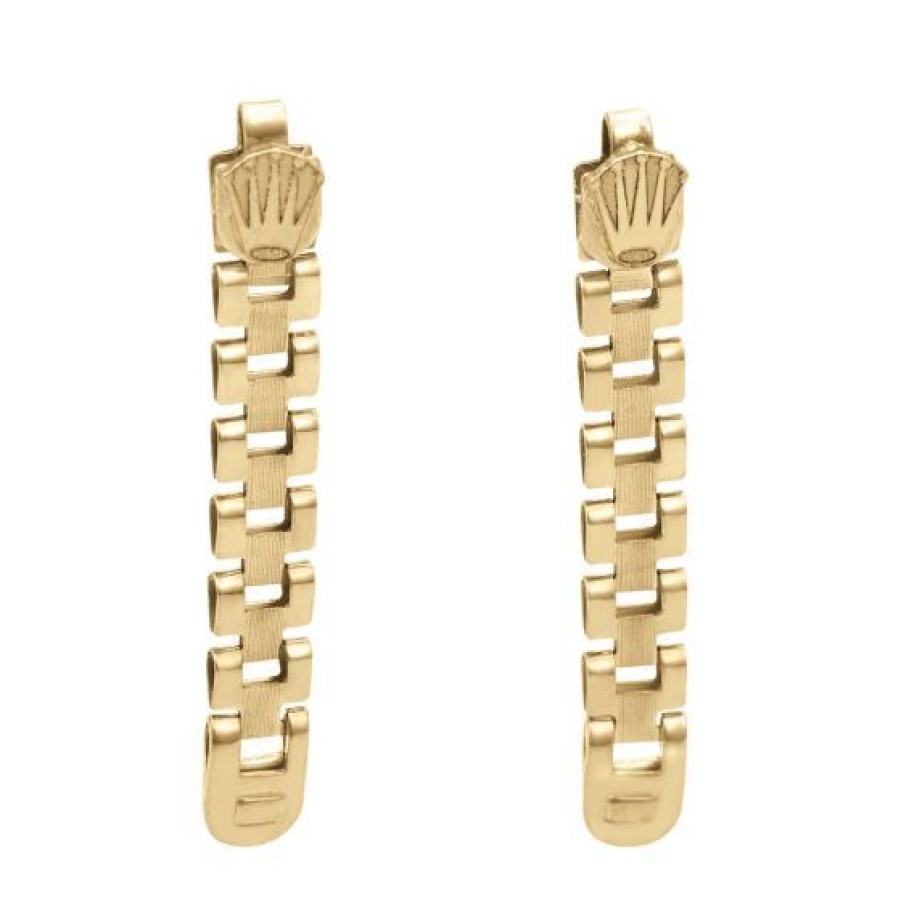 Joyeria Cristal Joyas | Aretes Coleccion Real Oro 14K 4Mm