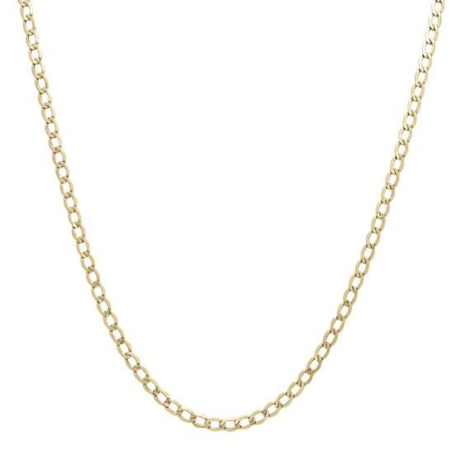 Joyeria Cristal Joyas | Cadena Barbada Oro 14K 55 Cm