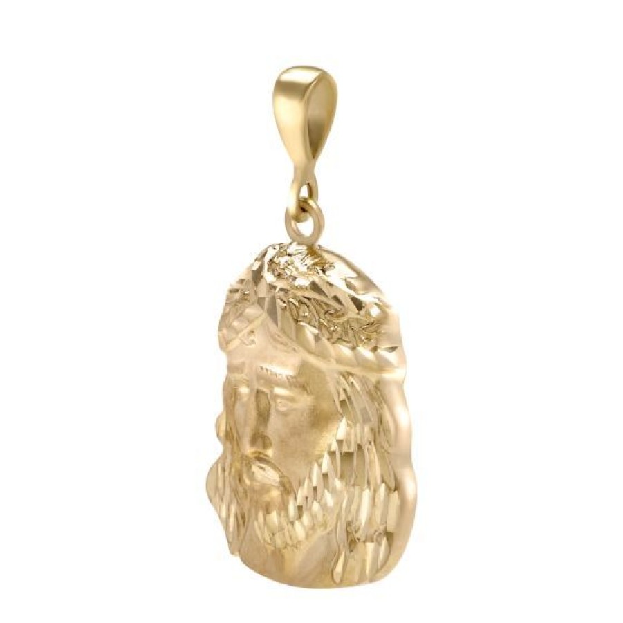 Joyeria Cristal Joyas | Dije Divino Rostro Oro 14K