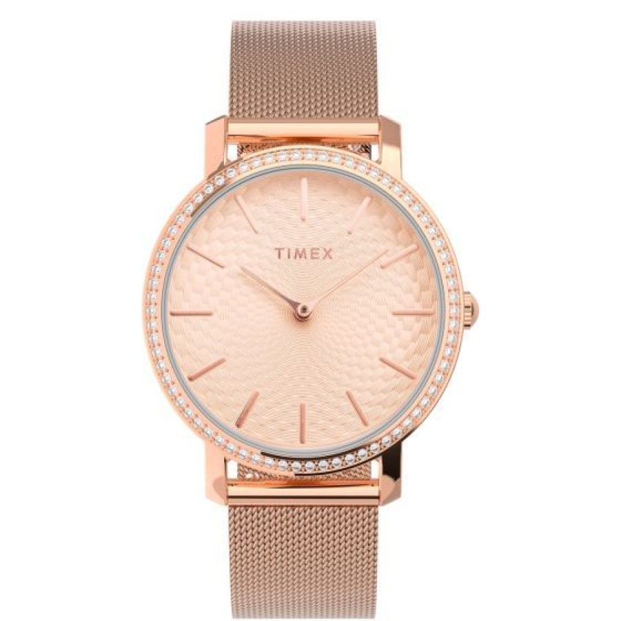 Relojes Cristal Joyas | Reloj Timex Transcend Tw2V52500Vt Para Mujer