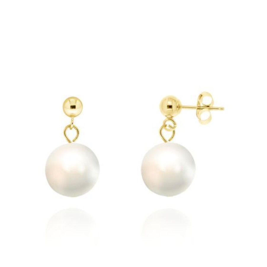 Joyeria Cristal Joyas | Aretes Oro 14K Con Perlas