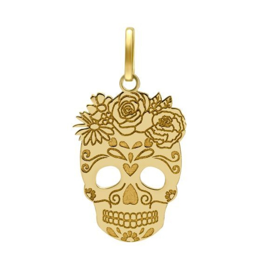 Joyeria Cristal Joyas | Dije Catrina Oro 14K