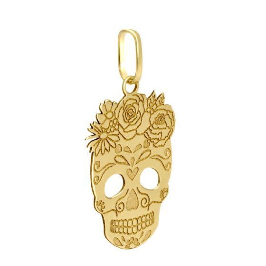 Joyeria Cristal Joyas | Dije Catrina Oro 14K