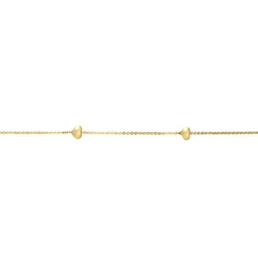 Joyeria Cristal Joyas | Pulsera Dama Corazon Oro 14K