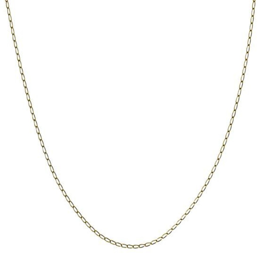 Joyeria Cristal Joyas | Cadena Grumeta 35 Cm Oro 14K