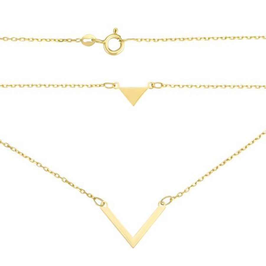 Joyeria Cristal Joyas | Gargantilla Doble Oro 14K