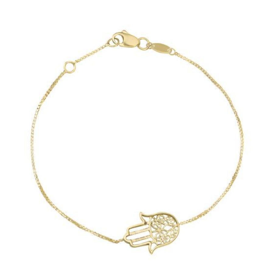 Joyeria Cristal Joyas | Pulsera Dama Jamsa Oro 14K