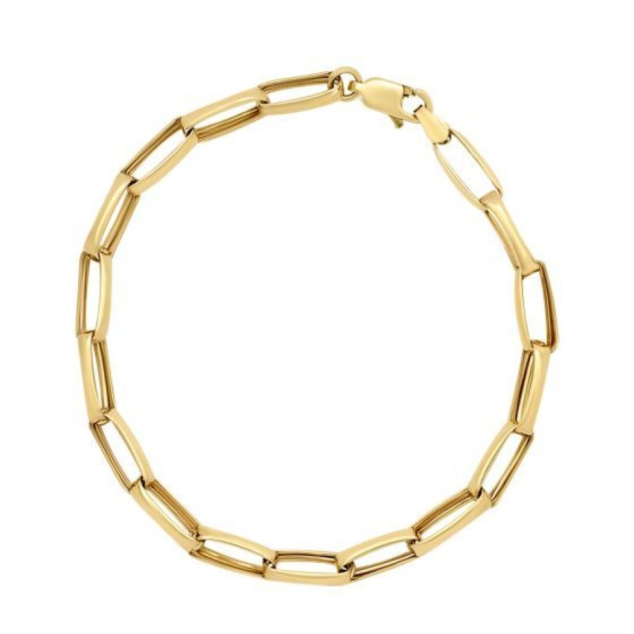 Joyeria Cristal Joyas | Pulsera Clip Oro 14K