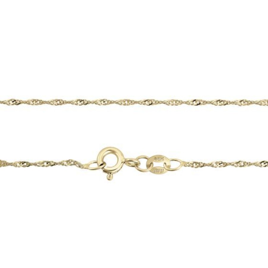 Joyeria Cristal Joyas | Cadena Singapur Oro 14K 40 Cm