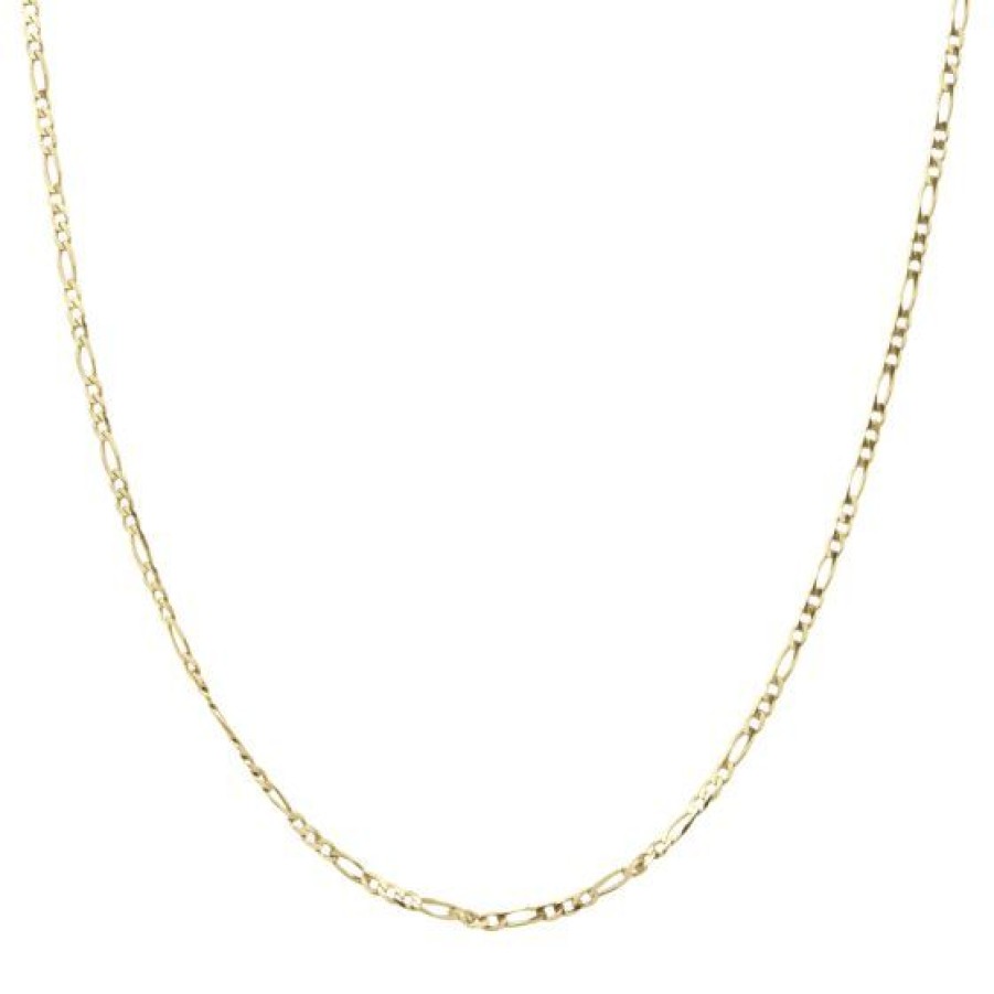 Joyeria Cristal Joyas | Cadena Figaro Oro 14K 50 Cms