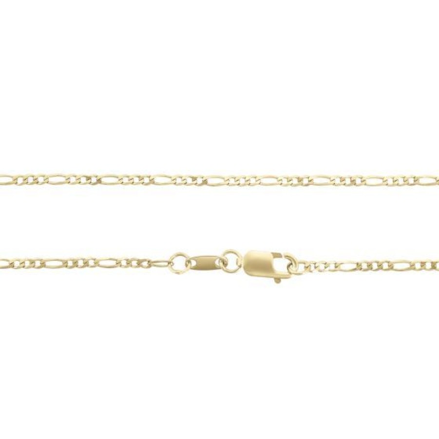 Joyeria Cristal Joyas | Cadena Figaro Oro 14K 50 Cms