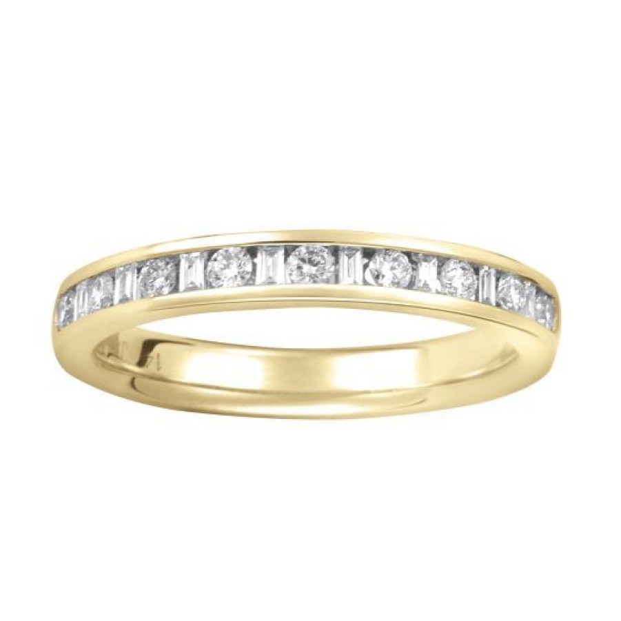 Joyeria Cristal Joyas | Churumbela Diamantes Corte Baguette Y Brillante