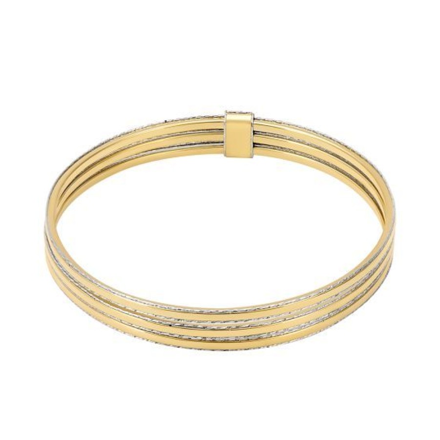 Joyeria Cristal Joyas | Brazalete Fin De Semana Oro 14K