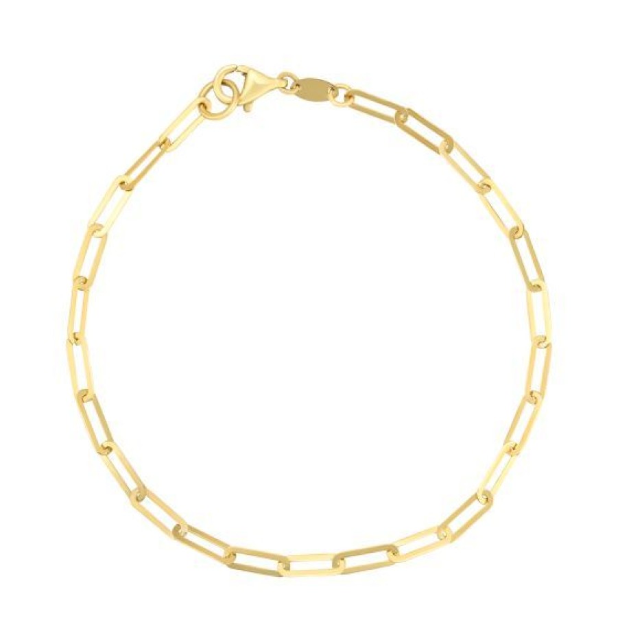 Joyeria Cristal Joyas | Pulsera Clip Oro 14K