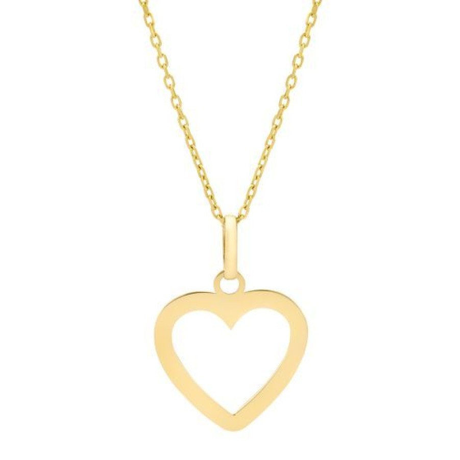 Joyeria Cristal Joyas | Dije Lush Corazon Oro 14K Acabado Brillante