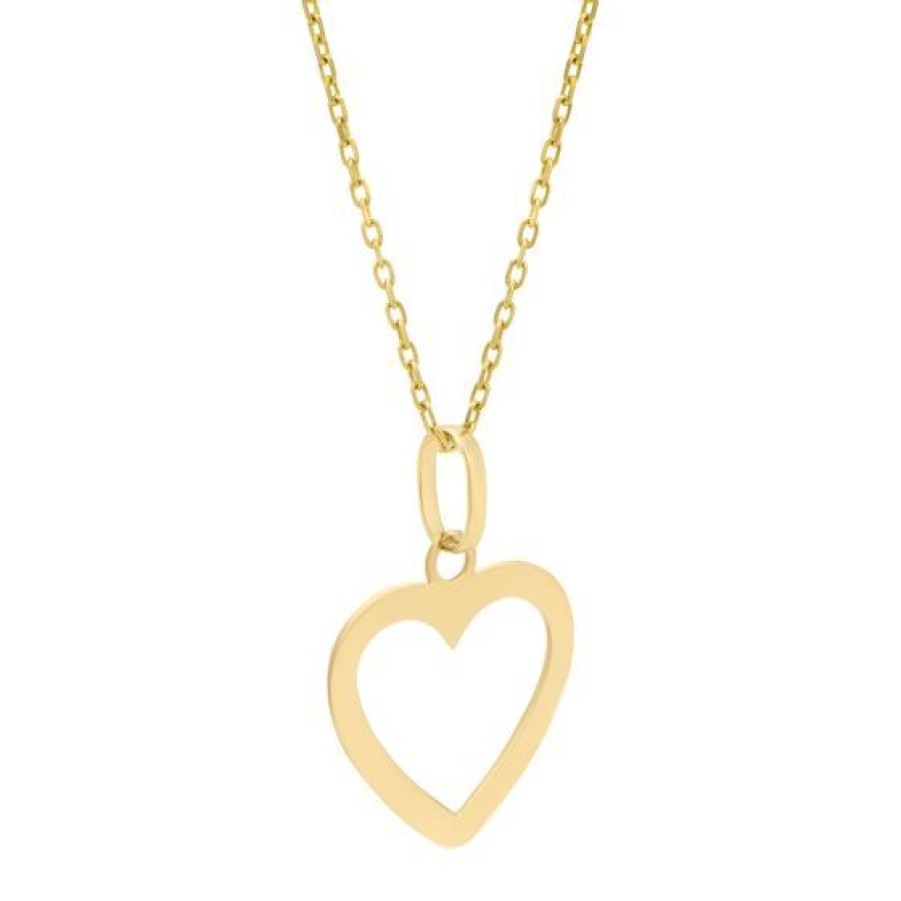 Joyeria Cristal Joyas | Dije Lush Corazon Oro 14K Acabado Brillante