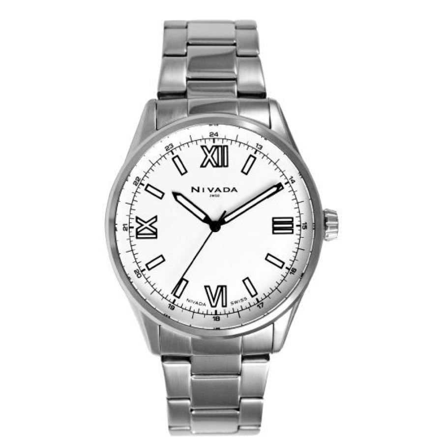 Relojes Cristal Joyas | Reloj Nivada Executive Np18005Macbr Para Hombre