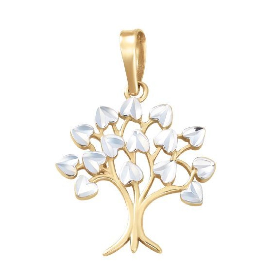 Joyeria Cristal Joyas | Dije Cedro Libanes Oro 14K