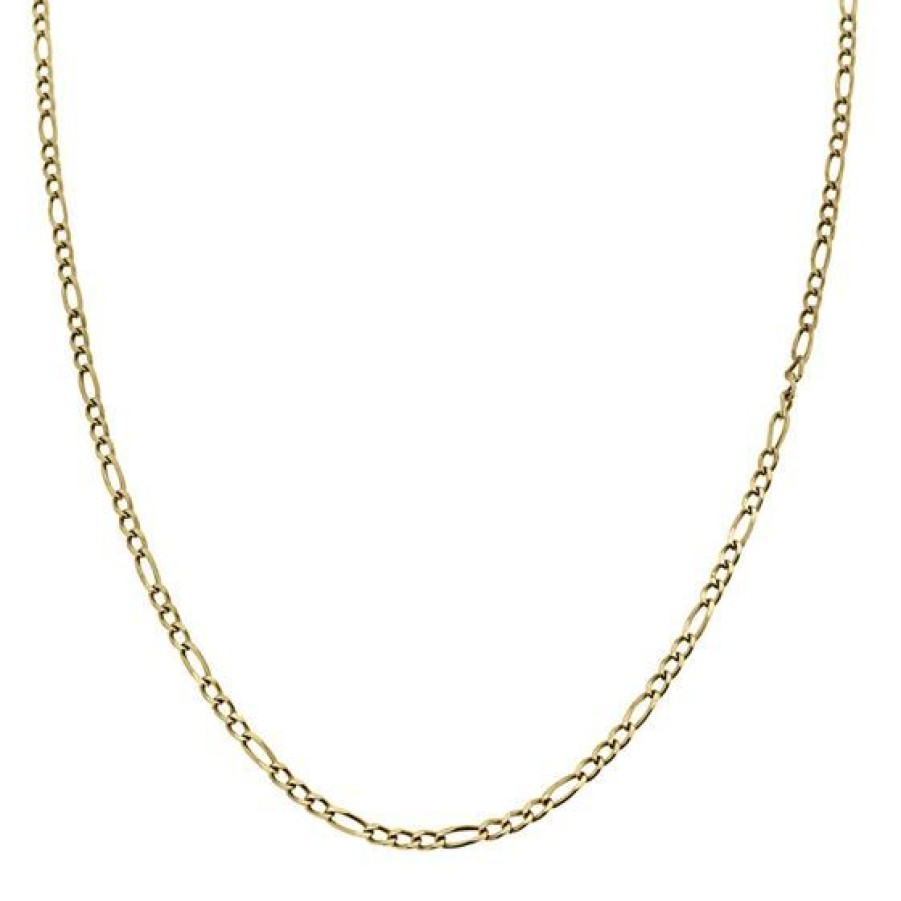 Joyeria Cristal Joyas | Cadena Figaro Oro 14K 45 Cms