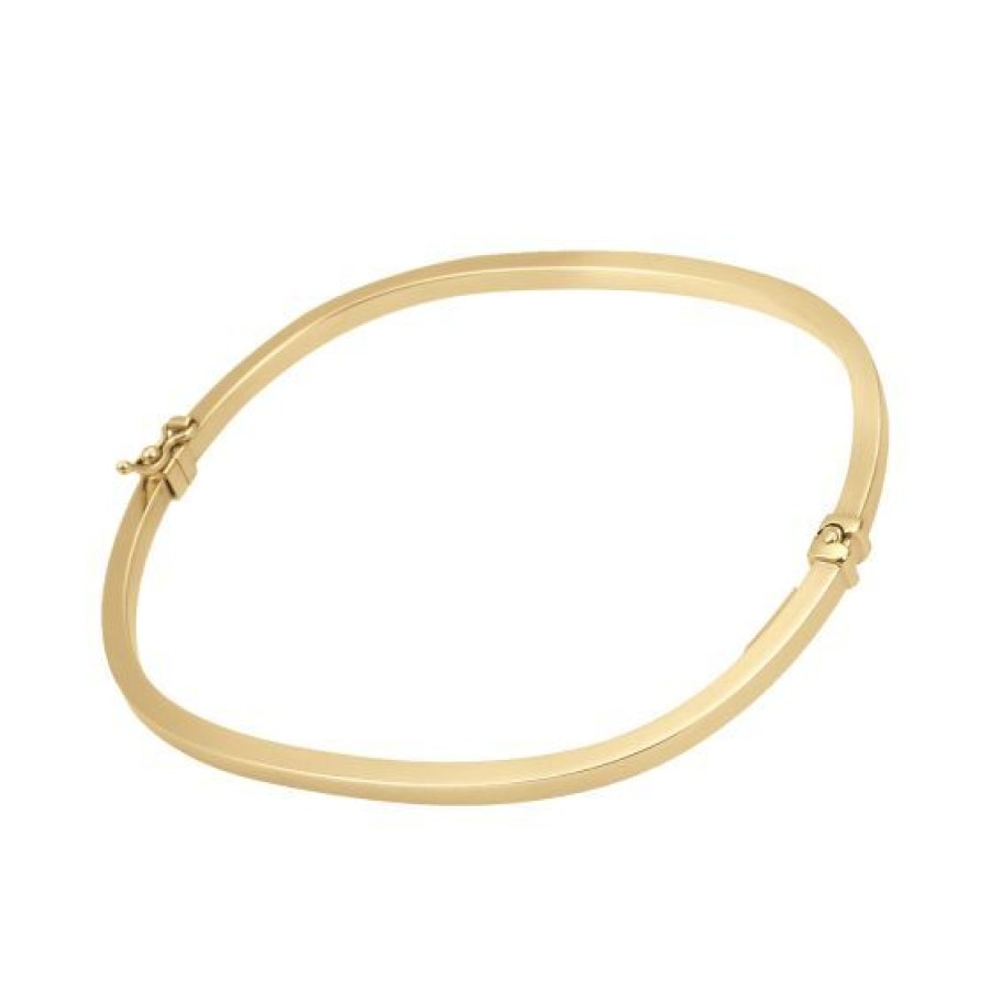 Joyeria Cristal Joyas | Brazalete Dama Oro 14K