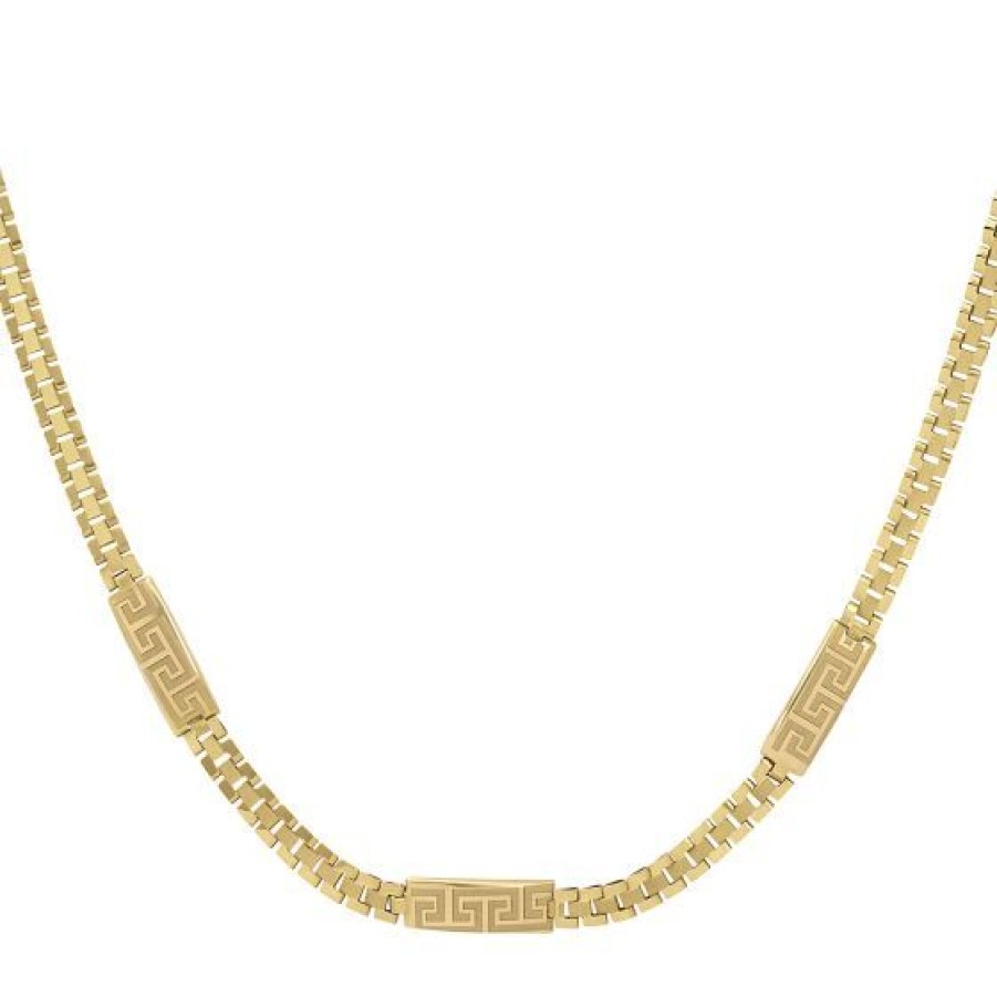 Joyeria Cristal Joyas | Gargantilla Grecas Oro 14K