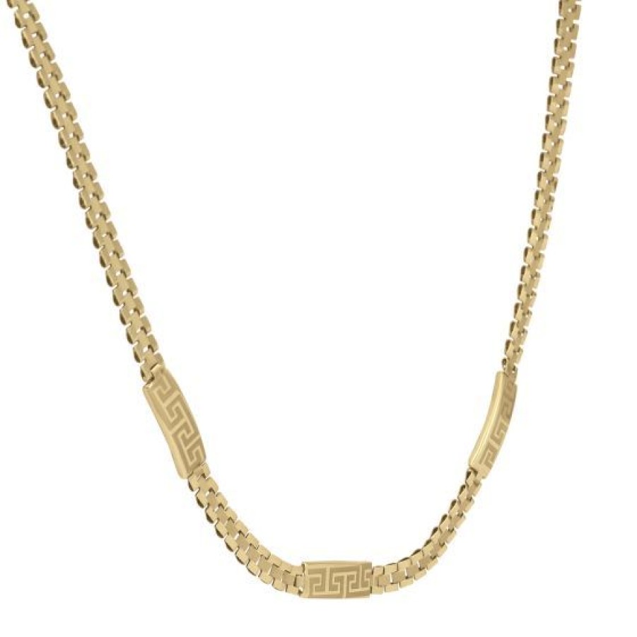 Joyeria Cristal Joyas | Gargantilla Grecas Oro 14K