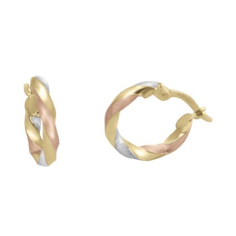 Joyeria Cristal Joyas | Arracadas Oro Florentino