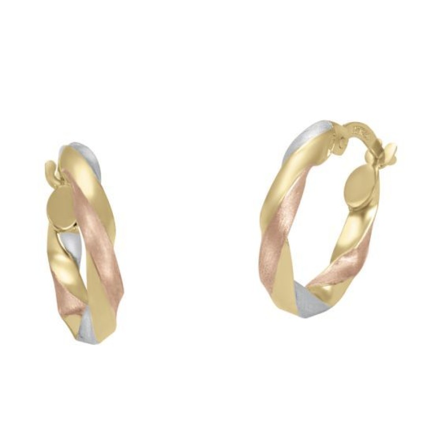 Joyeria Cristal Joyas | Arracadas Oro Florentino