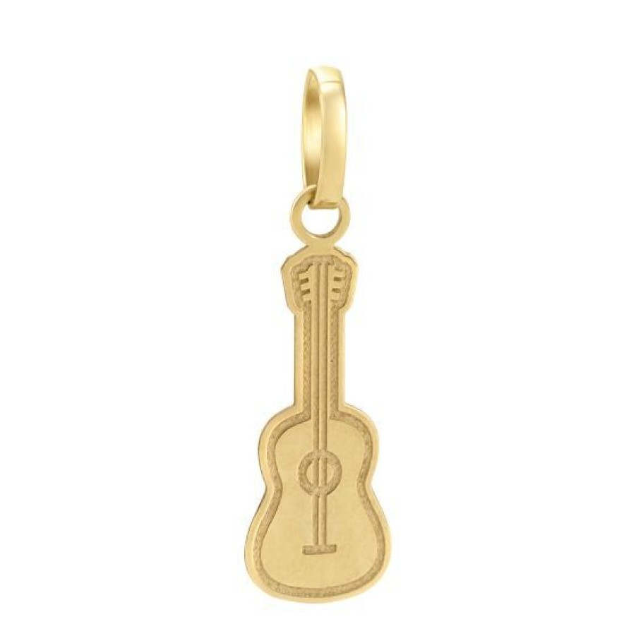 Joyeria Cristal Joyas | Dije Guitarra Mariachi Mexico Oro Amarillo 14K