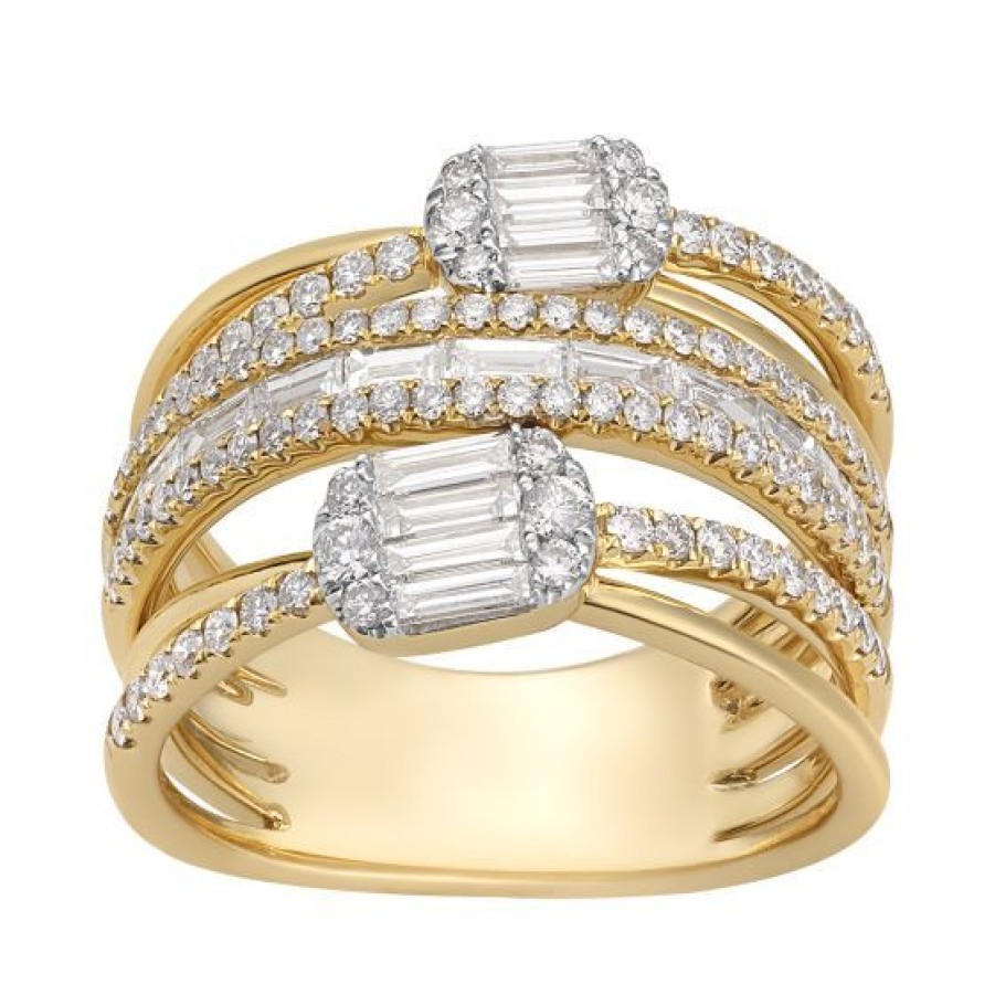 Joyeria Cristal Joyas | Anillo Oro 18K Con 1.39 Quilates De Diamante