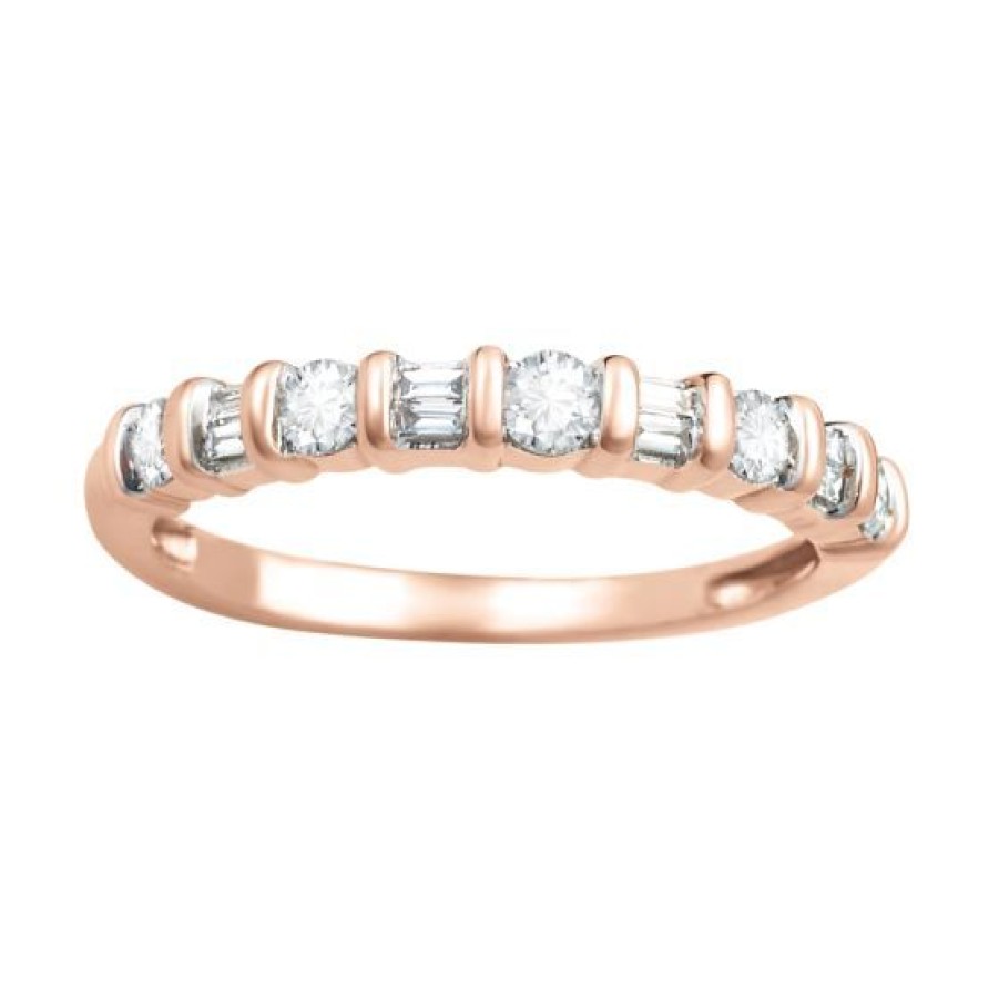 Joyeria Cristal Joyas | Churumbela Oro Rosa 14K Con 31 Puntos De Diamante