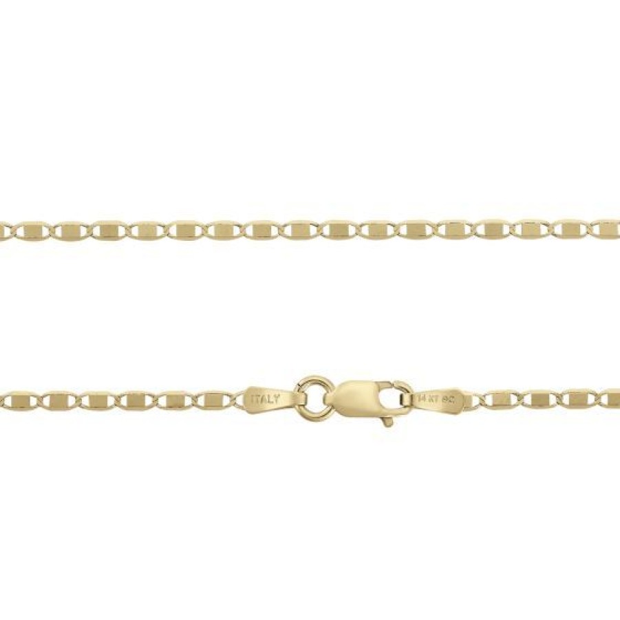 Joyeria Cristal Joyas | Cadena Valentino 25 Oro 14K 45 Cm